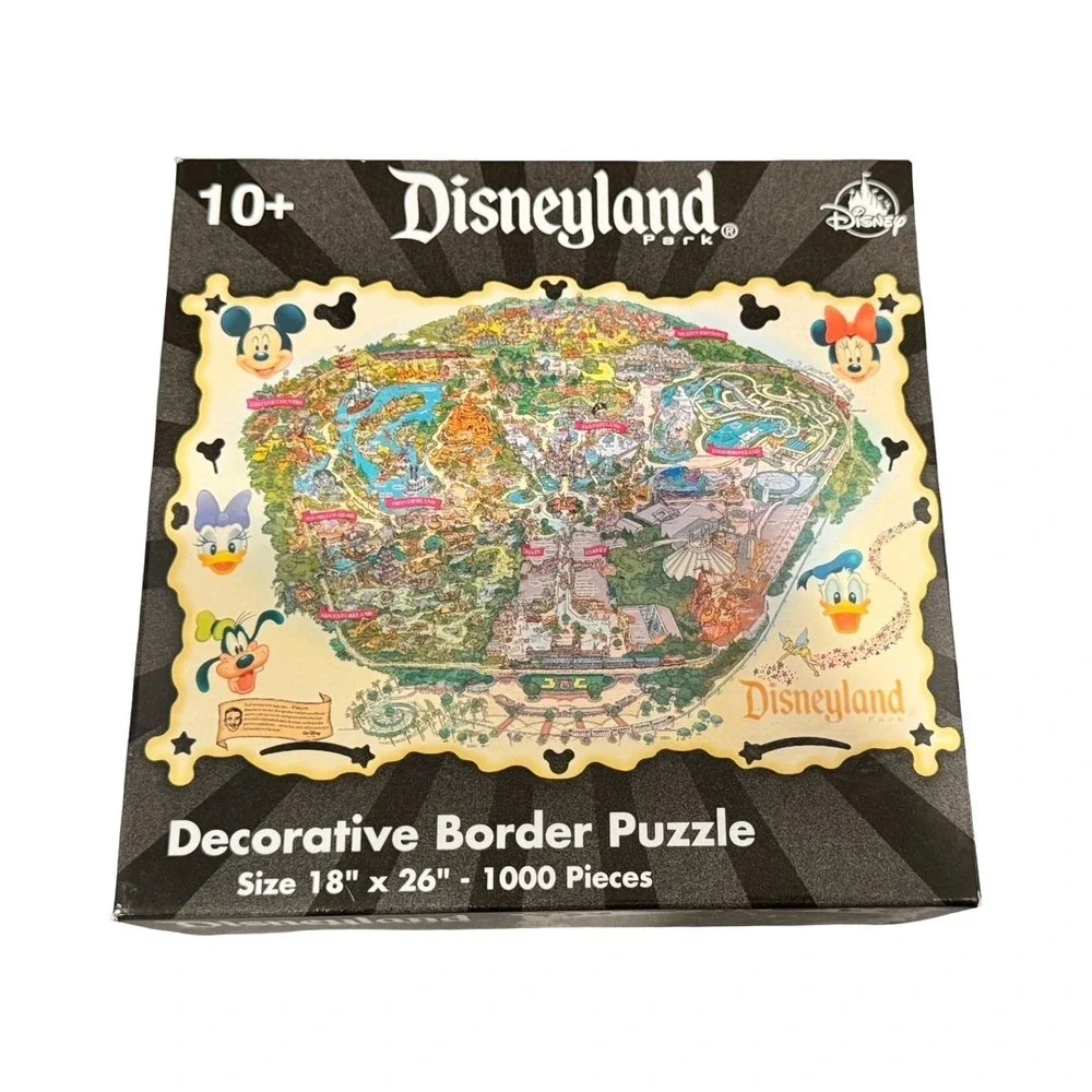 Disneyland Park 1000 Piece Decorative Border Puzzle Map 18